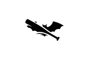 Baseball Bat Silhouette Vector Bundl, an Illustration by Creativeshirt (Thumbnail 12 of 51)
