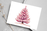 Watercolor Kawaii Coquette Christmas, an Illustration by Canvas Craft (Thumbnail 5 of 7)