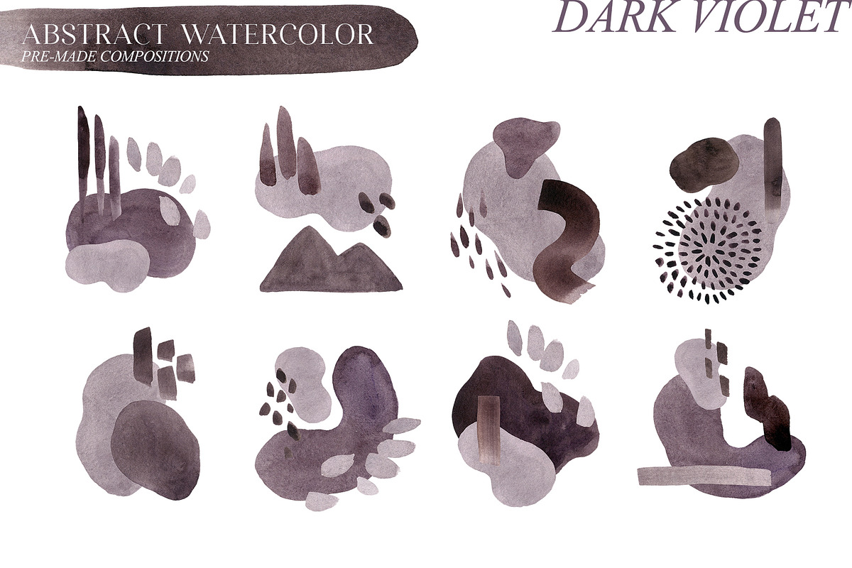Abstract Watercolor Set, a Work Illustration by Natalia Fedorova (Photo 10 of 18)