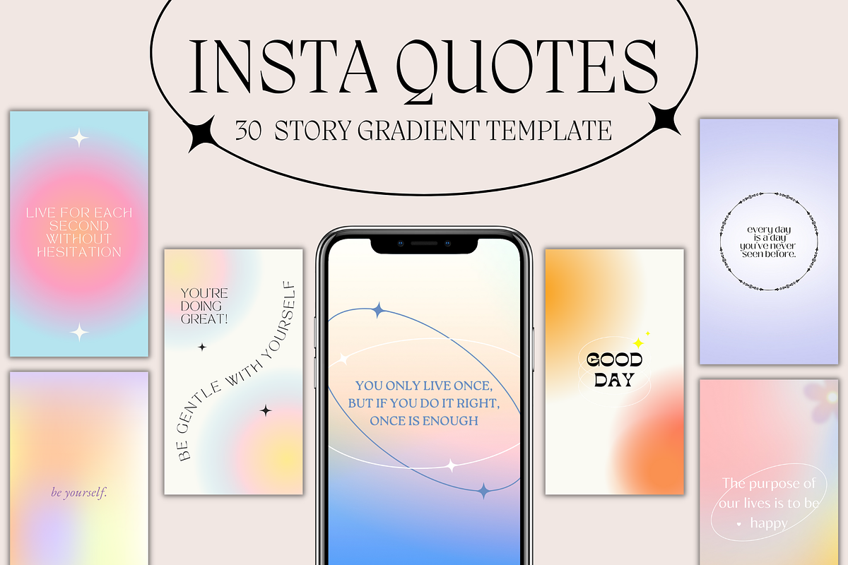 Instagram Quote Story Template, a Templates & Theme by Daily Creative (Photo 1 of 5)