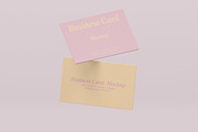Embossed Business Card Mockup Set, a Product Mockup by Zumrod (Thumbnail 6 of 10)