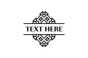Ornate Tribal-Inspired Frame designs