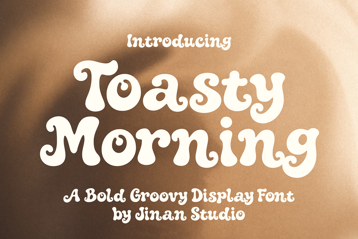 Toasty Morning Bold Groovy Font, a Handwritten Font by Ainun Jinan (Photo 1 of 9)