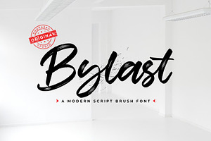 Bylast Script, a Script Font by khurasan