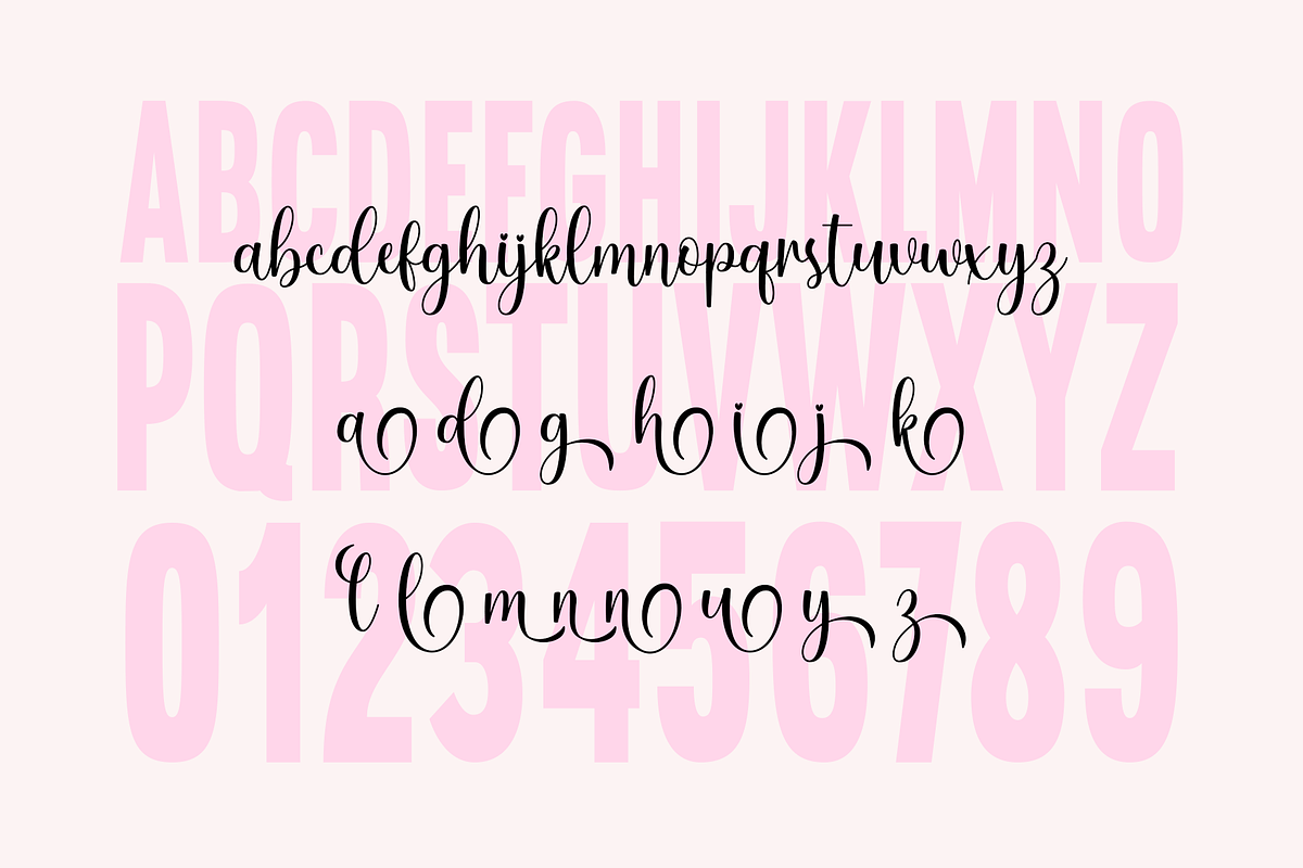 Beauty Calinea, a Font by Artkenza (Photo 5 of 6)