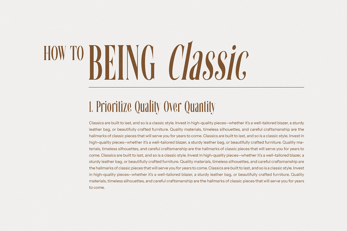 Glafins Modern Ligature Serif Font, a Serif Font by Perfectype (Photo 2 of 8)