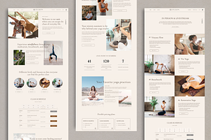 Wix Website Template For Yoga Coach