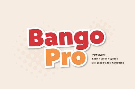 Bango Pro, a Sans Serif Font by JCFonts