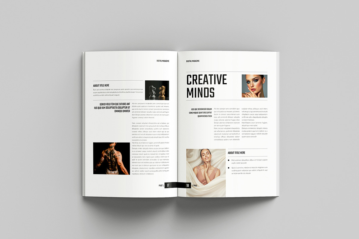 Magazine Template | Canva Layout, a Magazine Template by Spark_Creative (Photo 9 of 14)