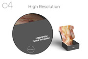 Front Tuck Square Mailing Box Mockup, a Packaging Mockup by Sheikhadesign (Thumbnail 5 of 10)