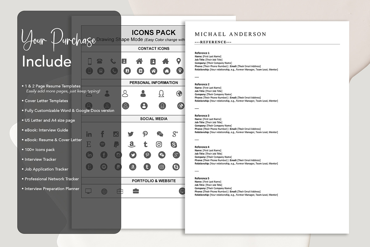 ATS-optimized resume template, a Resume Template by Design_Xlab (Photo 6 of 10)