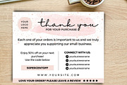 Business Thank You Card Canva 8, a Card Template by bonadigitals (Thumbnail 1 of 3)