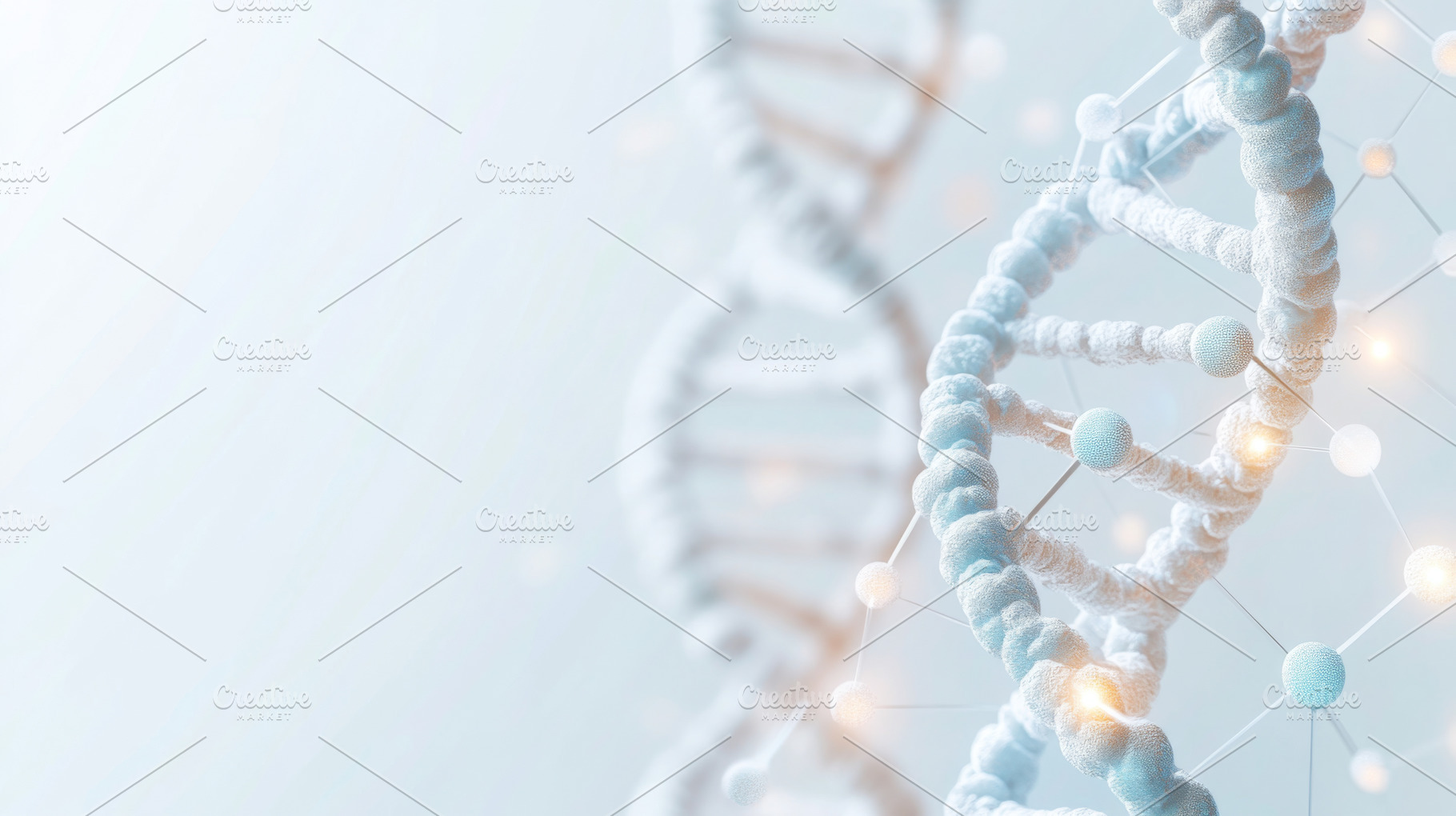 Molecular structure with interconnec, a Photo by Dvoevnore photos