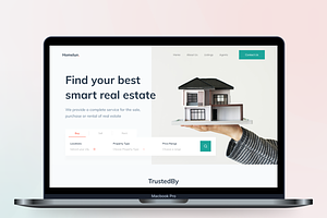 Homelun - Real Estate Web Design