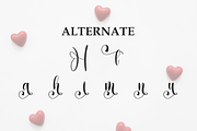 Heart | Script Font, a Handwritten Font by Scratchones (Thumbnail 8 of 9)