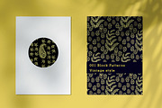 Vintage Golden Stamp Patterns, a Pattern Graphic by Design Unique (Thumbnail 4 of 12)