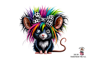 Mouse with Witch Hat PNG Bundle, a Graphic by Clipart Bloom (Thumbnail 8 of 11)