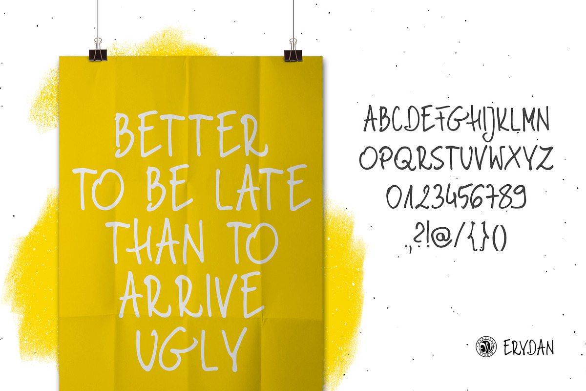 Erydan Font preview 5