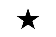 Minimal Black Star Icon Bundle, an Icon by musafir_fashion (Thumbnail 4 of 10)