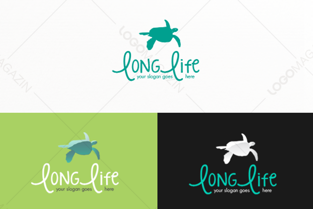 Тurtle Long Life Logo, a Branding & Logo Template by LogoBuy (Photo 4 of 5)