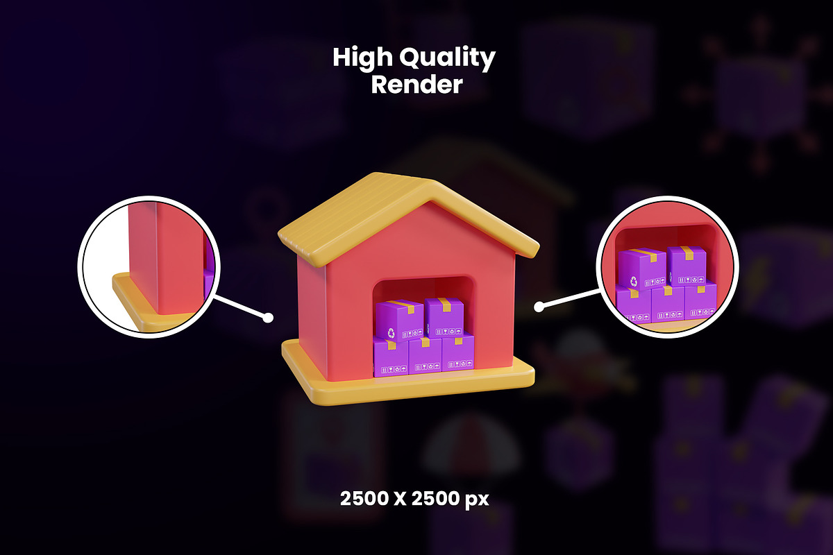 3D PACKAGE & DELIVERY 1, an Object 3D Model by Artnivora.Std (Photo 2 of 4)