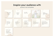 Natural Beauty Instagram Feed Canva, a Social Media Template by Cultive Creative (Thumbnail 8 of 13)