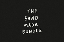 The Sand Made Font Bundle