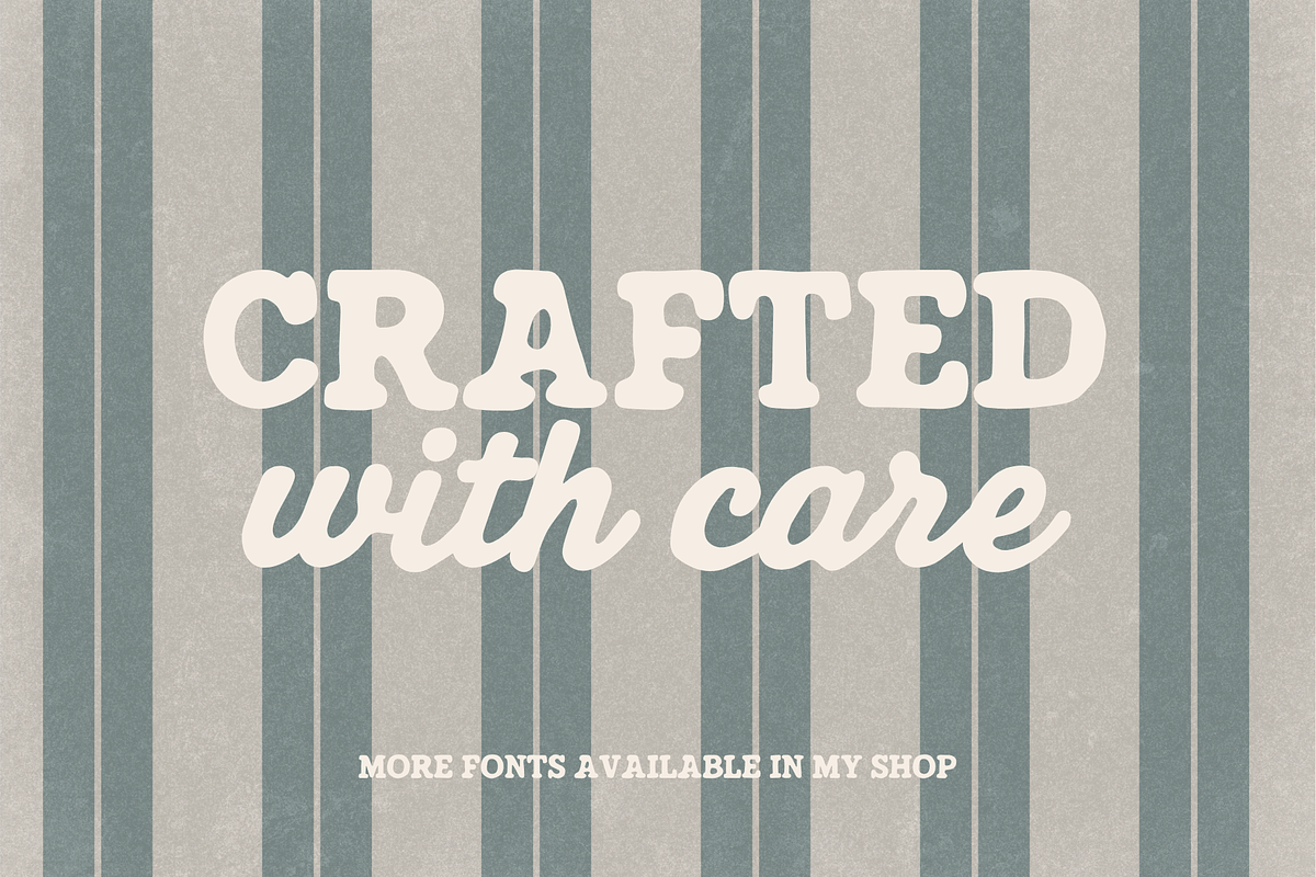 Bold Friends Forever Playful Font, a Script Font by Creacy Studio (Photo 7 of 8)