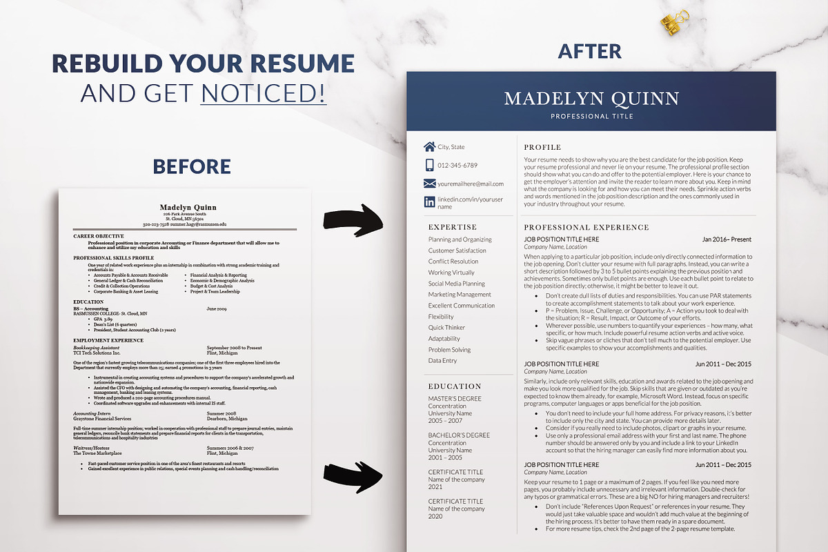 Modern Resume Template for Word, a Resume Template by BestResumes.Co (Photo 7 of 10)