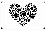 Elegant Black Floral Heart, an Illustration by Amazin_art (Thumbnail 13 of 16)