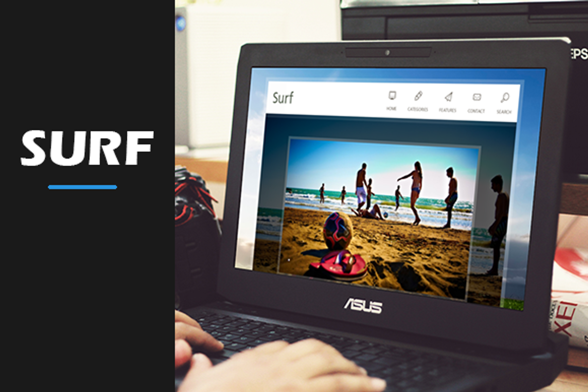 Surf - Creative Blog Theme, a WordPress Template by Unik Pixel