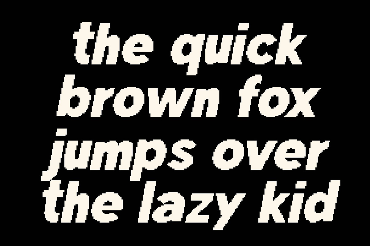 CS Generic Pixel, a Sans Serif Font by Craft Supply Co. (Photo 3 of 8)