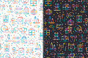 Birthday Party Patterns, a Pattern Graphic by Krolja (Thumbnail 2 of 4)