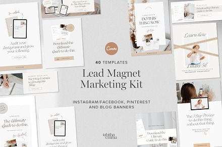 Lead Magnet Marketing Templates, a Social Media Template by Tabitha Emma