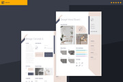 Calm Concept Design Mood Boards, a Stationery Template by Egotype (Thumbnail 5 of 9)