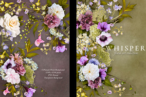 Whisper Floral Art Collection