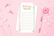 Happy Birthday List Templates Canva, a Templates & Theme by TemplateCastleStore (Thumbnail 8 of 9)