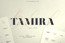 Belinda Tamira - Font duo + 20 Logos