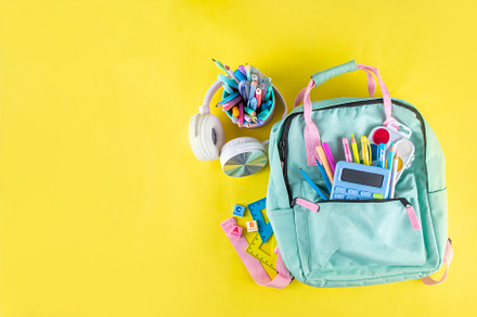 Back to school colorful background