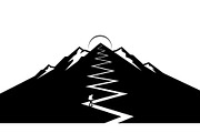 Mountain Path Puzzle Clipart Set, an Object Illustration by Gfx_Store (Thumbnail 4 of 12)