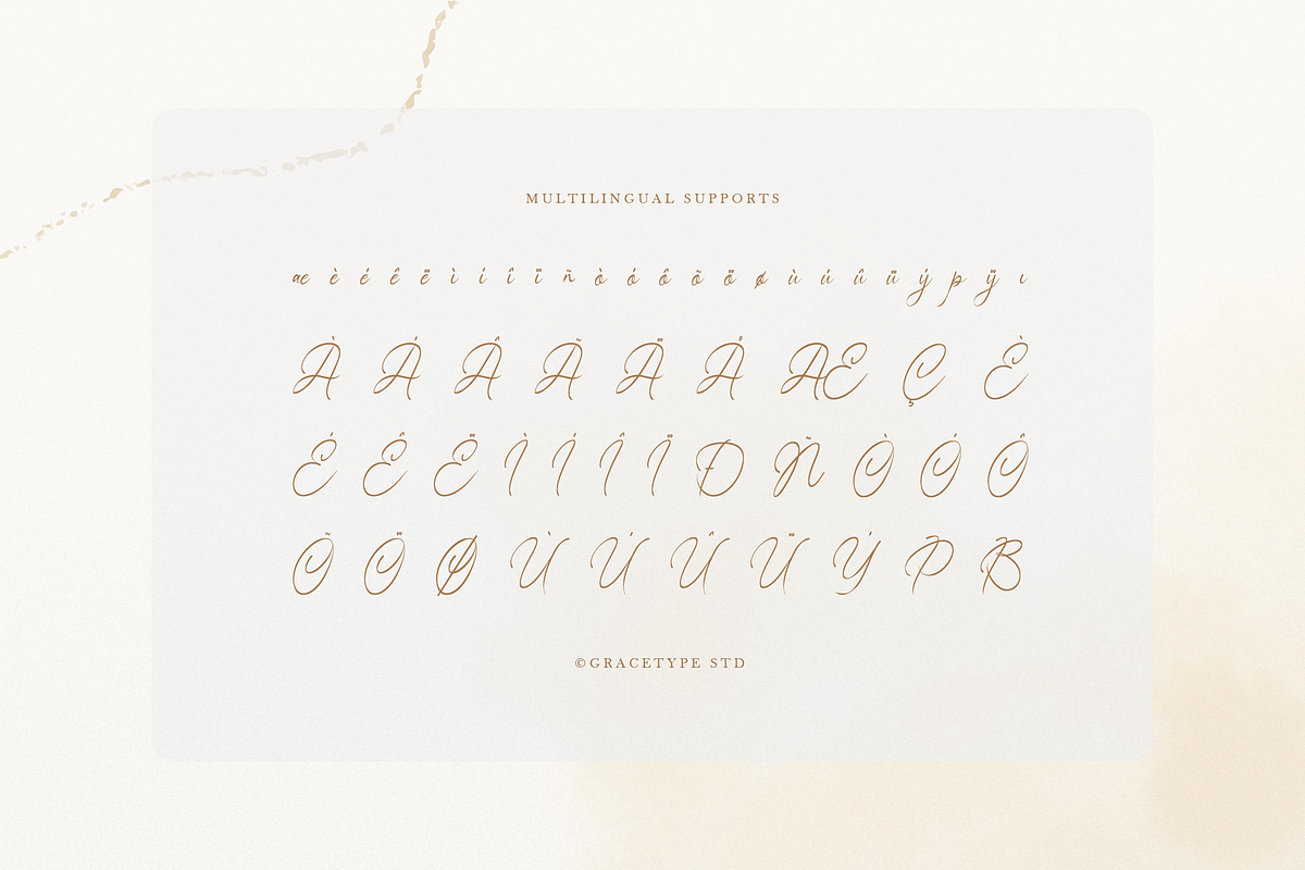 Somtiesay Elegant Calligraphy Script, a Script Font by gracetype_studio (Photo 11 of 12)