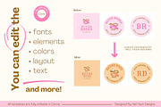 Blush Rodeo Logo Branding Kit, a Branding & Logo Template by Hell Yeah Designs (Thumbnail 5 of 7)