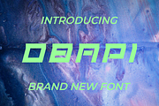 OBAPI Font, a Sans Serif Font by MaikoHatta (Thumbnail 2 of 3)