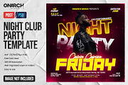 Night Club Party Template, a Poster Template by Onarch Graphic (Thumbnail 3 of 3)