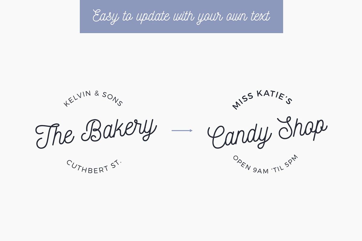Logo & Branding Type Layouts Bundle, a Branding & Logo Template by Medialoot (Photo 8 of 8)