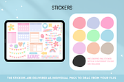 Cute Digital Life Planner 750+ pages, a Templates & Theme by SunshineStudioBoutique (Thumbnail 6 of 9)
