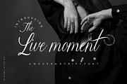 The Live Moment, a Script Font by Nowlystudios (Thumbnail 1 of 8)