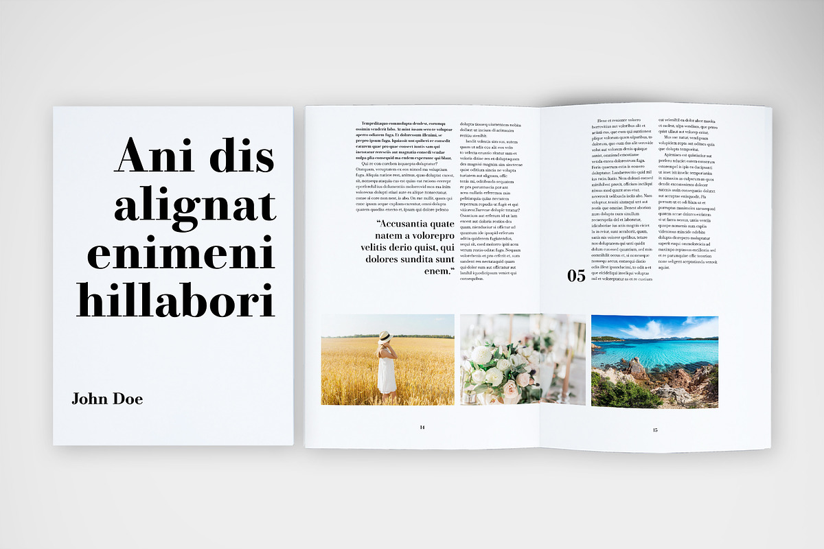 Sustainability magazine, a Print Template by McLittle Stock (Photo 6 of 6)