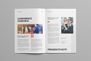 Conference Agenda Canva Template, a Brochure Template by Pixelpick (Thumbnail 3 of 9)