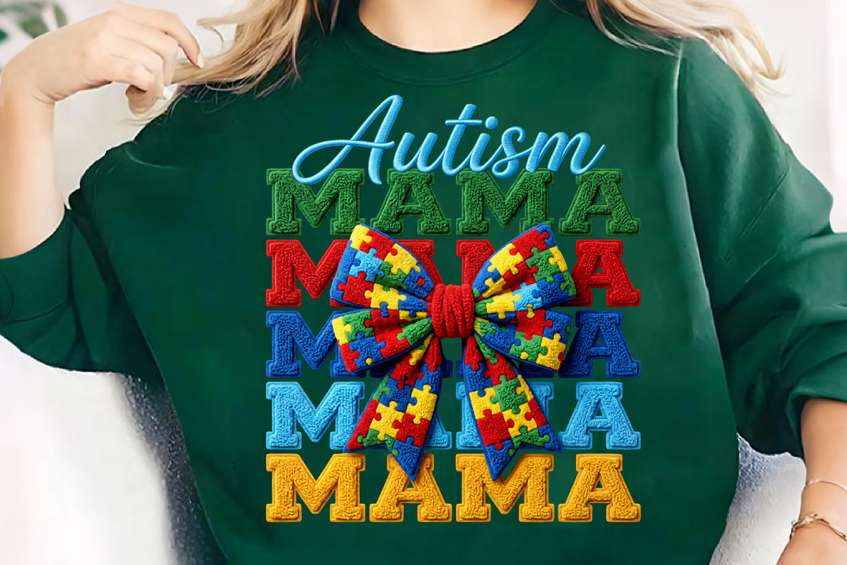 Faux Yarn Autism Awareness PNG, an Illustration by CreationArt (Photo 6 of 8)